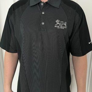 Men's vintage MGM Grand Casino polo, size L
